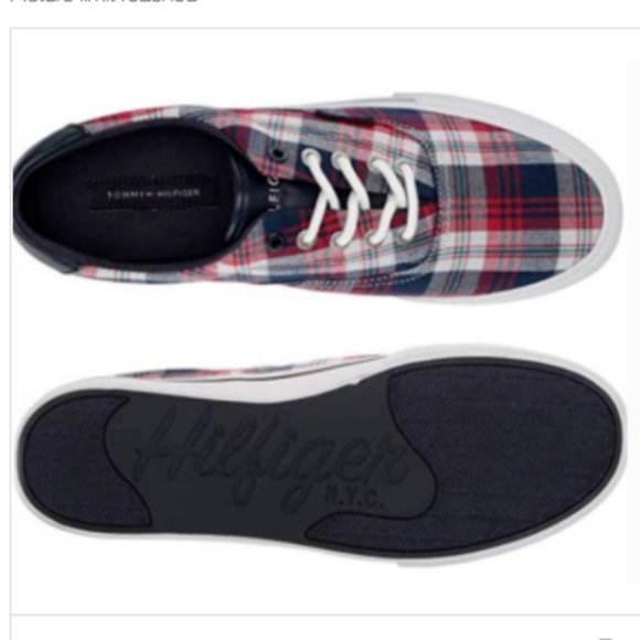 Tommy Hilfiger Men\'s Phero3 Sneaker - Plaid RWB main image 7